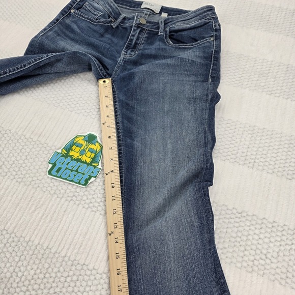 BKE Stella Bootcut Jeans Womens 29 Blue Denim Mid Rise Stretch - Picture 4 of 12